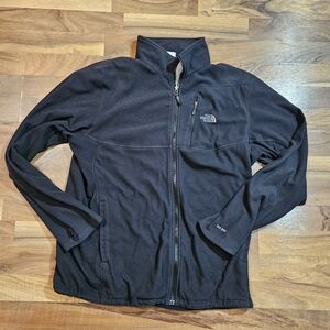 The North Face TKA 200 Black Fleece Full Zip Outdoor Hiking Mens Jacket Sz.L